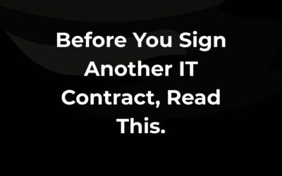 An Apology to Every Company That’s Used or Is Looking for a Managed IT Services Provider