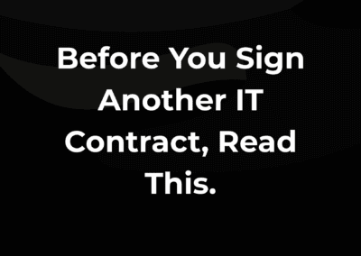 An Apology to Every Company That’s Used or Is Looking for a Managed IT Services Provider